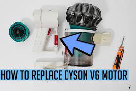 how to replace dyson v6 motor step by