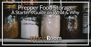 prepper food storage a starter s guide