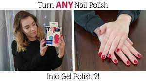how to turn any nail polish into gel