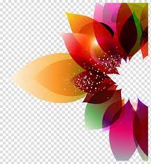 color flower abstract art fl design