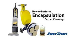 encapsulation cleaning of commercial carpet