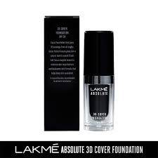 lakme absolute 3d cover foundation 15ml