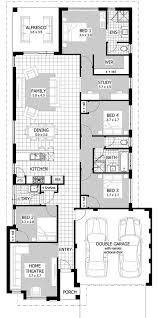 House Floor Plans Narrow House Plans