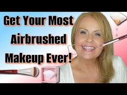 airbrushed makeup from foundation to