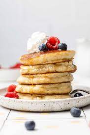 oat milk pancakes thick fluffy