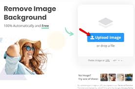 Drop image or click button. How To Change Photo Background To Blue