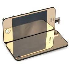 Iphone 4 rose gold rim. Kaufen Ersatz Backcover Mirror Gold Iphone 4 Coques Arrieres Iphone 4 Macmaniack Deutschland