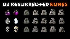 diablo 2 resurrected runes and