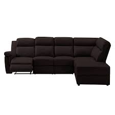 clihome reclining sectional sofa modern