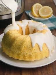 easy instant pot lemon cake one happy