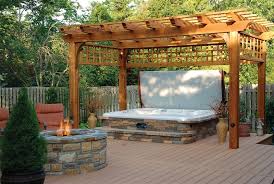 Hot Tub And Firepit Patio Ideas