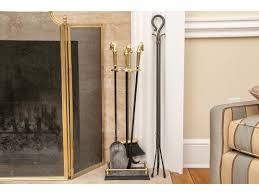 Brass And Wrought Iron Fireplace Tool