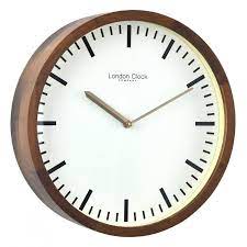 London Clock Company Walnut Finish