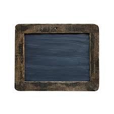 framed blackboard 9 12 primitive