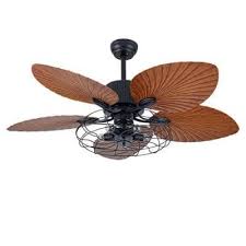 Metal Cage Shade Ceiling Fan