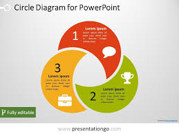 3 Circle Powerpoint Diagram Presentationgo Com Circle