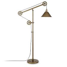 10% coupon applied at checkout save 10% with coupon. Hailey Home Descartes 70 In Antique Brass Swing Arm Floor Lamp In The Floor Lamps Department At Lowes Com