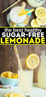 the best healthy sugar free lemonade