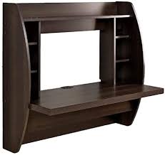 This means that they take up less space when they are not in use and are perfect for small offices or flex spaces. Amazon Com Floating Corner Desk Espresso Wall Mounted Workstation Shelves Organizer Computer Hallway Bedroom Office Space Saver Comfortable Modern Ebook By Jefshop Home Kitchen