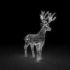 Door Led Lighted Deer 3d Model