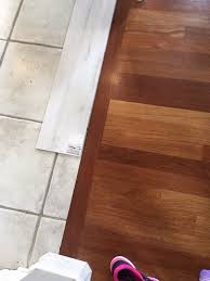 flooring transition can i go from real