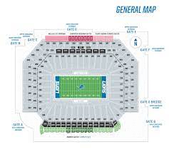 seating maps ford field