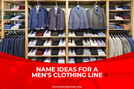 name ideas for a men s clothing line