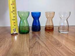 Vintage Small Propagation Vases Tinted