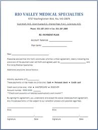 Free Tool Sample Agreement Form For Patient Payment Plans