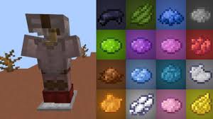 all minecraft dyes how to craft uses