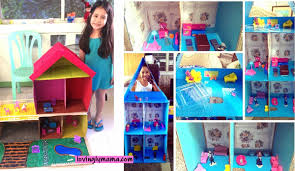 Add your own barbie furniture and decor for the perfect gift. Diy Barbie Dream Doll House Made Of Cardboard Box Lovingly Mama