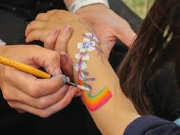 face painting and body paint hire