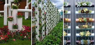 Diy Vertical Pvc Planter Home Design