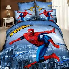 Spiderman Captain America Kids Bedding