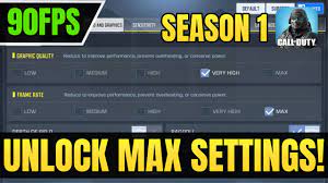 unlock max fps and graphics in cod