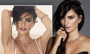 Penélope Cruz, 44, glows in gold and diamonds as she poses for the new  Atelier Swarovski line | Daily Mail Online