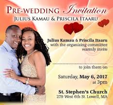 pre wedding party invitation julius