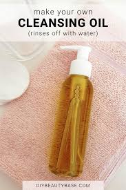 diy cleansing oil that washes off with