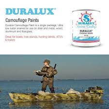 Duralux Flat Marine Paint Camouflage Pirogue Green 1 Qt