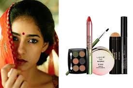 durga puja makeup using just 5 s