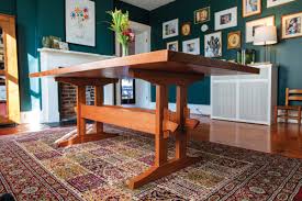 swedish trestle table por woodworking
