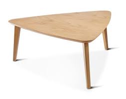 Triangular Wooden Coffee Table