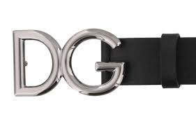 Dolce Gabbana Dolce Gabbana Logo Dg Buckle Belt Black