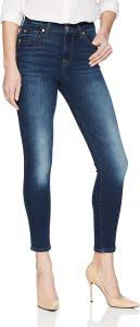 7 For All Mankind Womens The High Waist Ankle Skinny Jean