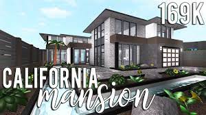 In this speed build, i've made a modern mansion! Roblox Bloxburg California Mansion 169k Modern Family House Luxury House Plans Two Story House Design
