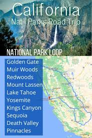 california national parks road trip