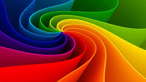 amazing colorful abstract rainbow 3d hd