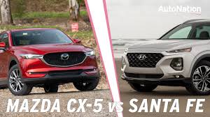 Both of these vehicles offer a lot of features. 2019 Mazda Cx 5 Vs 2019 Hyundai Santa Fe Which Is Best Autonationdrive Youtube