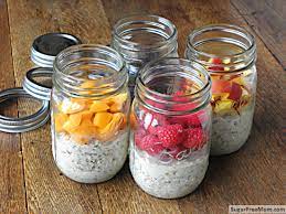 dairy free sugar free overnight oats