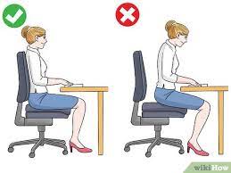 how to sit at a computer with pictures